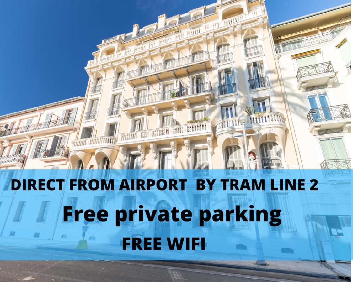 Le 323 Prom - 2 Chambres - Ac - Parking - Tram Et Supermarche Proches - Front De Mer Ніцца Екстер'єр фото